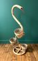 Vintage Cobra Snake Plant Stand in Bamboo and Rattan