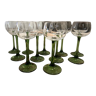 White wine glass cristallerie lehler