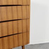 Commode Avalon du milieu du siècle en teck. Style vintage moderne et rétro.