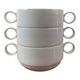 Lot de 3 tasses Rosenthal