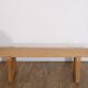 Vintage wooden slat bench 1970