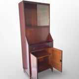 Italian wood and veneered mahogany sideboard/credenza, 1960s.