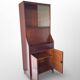 Buffet/crédence italienne en bois et acajou plaqué, années 1960.