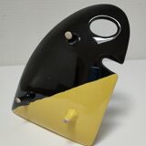 Empty pocket anthropomorphic ceramic black and yellow design 50s