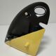 Empty pocket anthropomorphic ceramic black and yellow design 50s