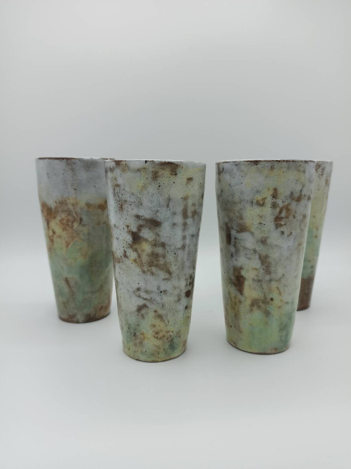 Vintage ceramic cups - Alexandre Kostanda - Vallauris