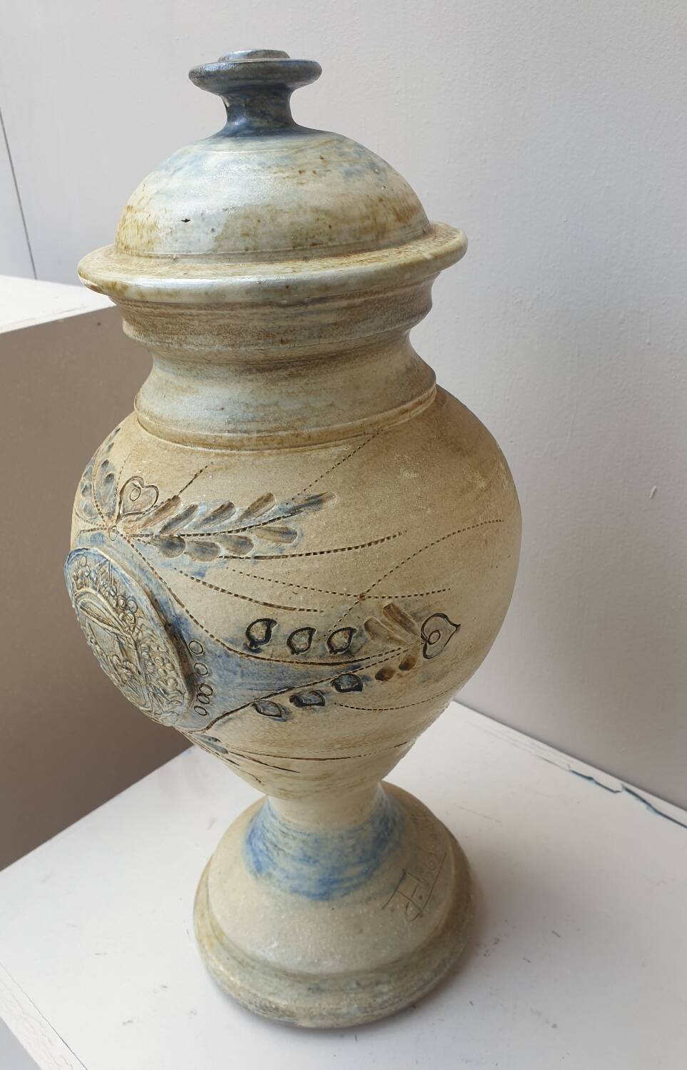 Large ceramic vase Françoise Chedeville 1960 1970