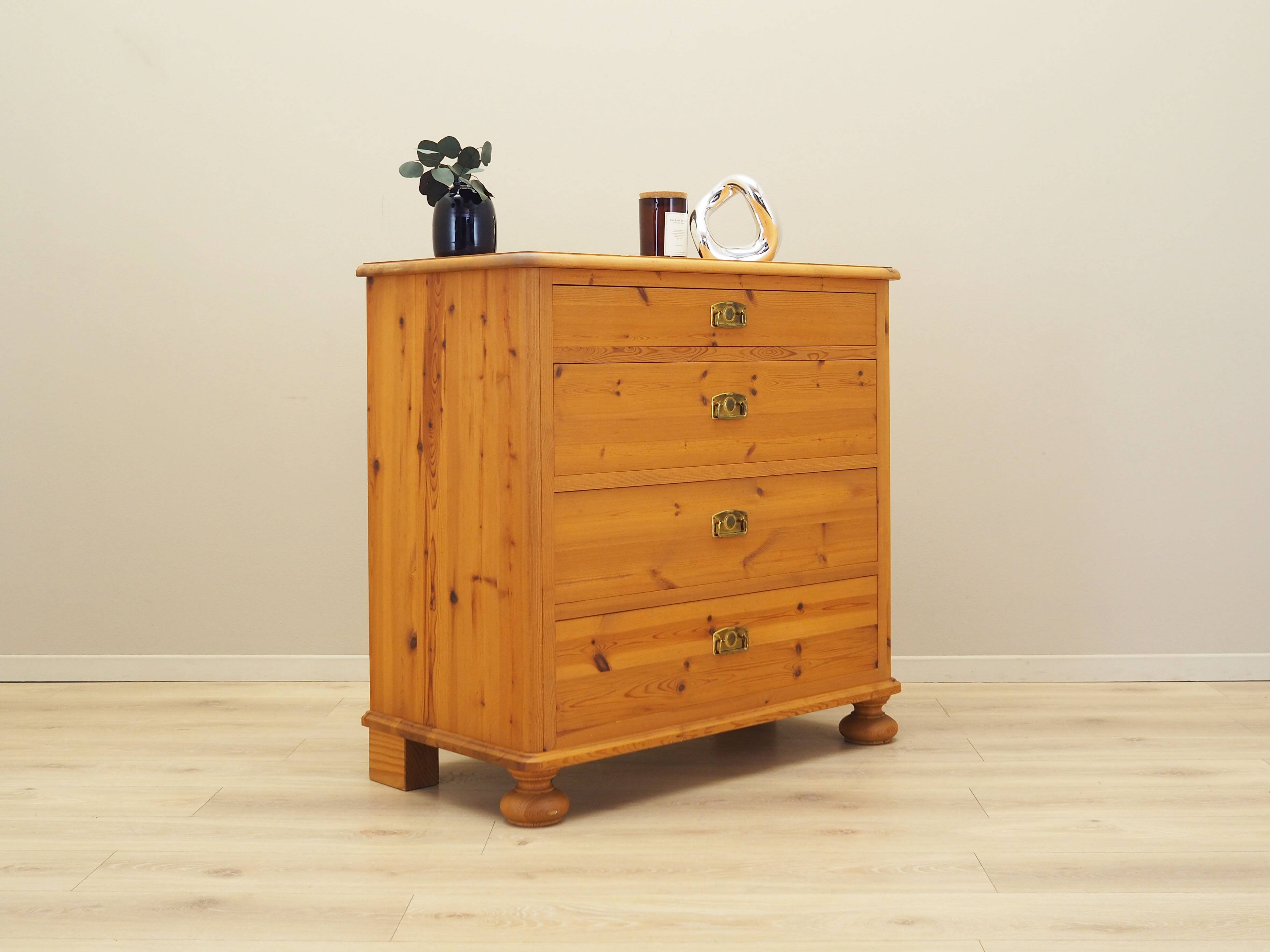 Pine chest of drawers, Danish design, 00s, production: Denmark