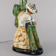 Vintage 1960s Jersey Pottery MCM Kitsch Mexican Siesta Table Lamp