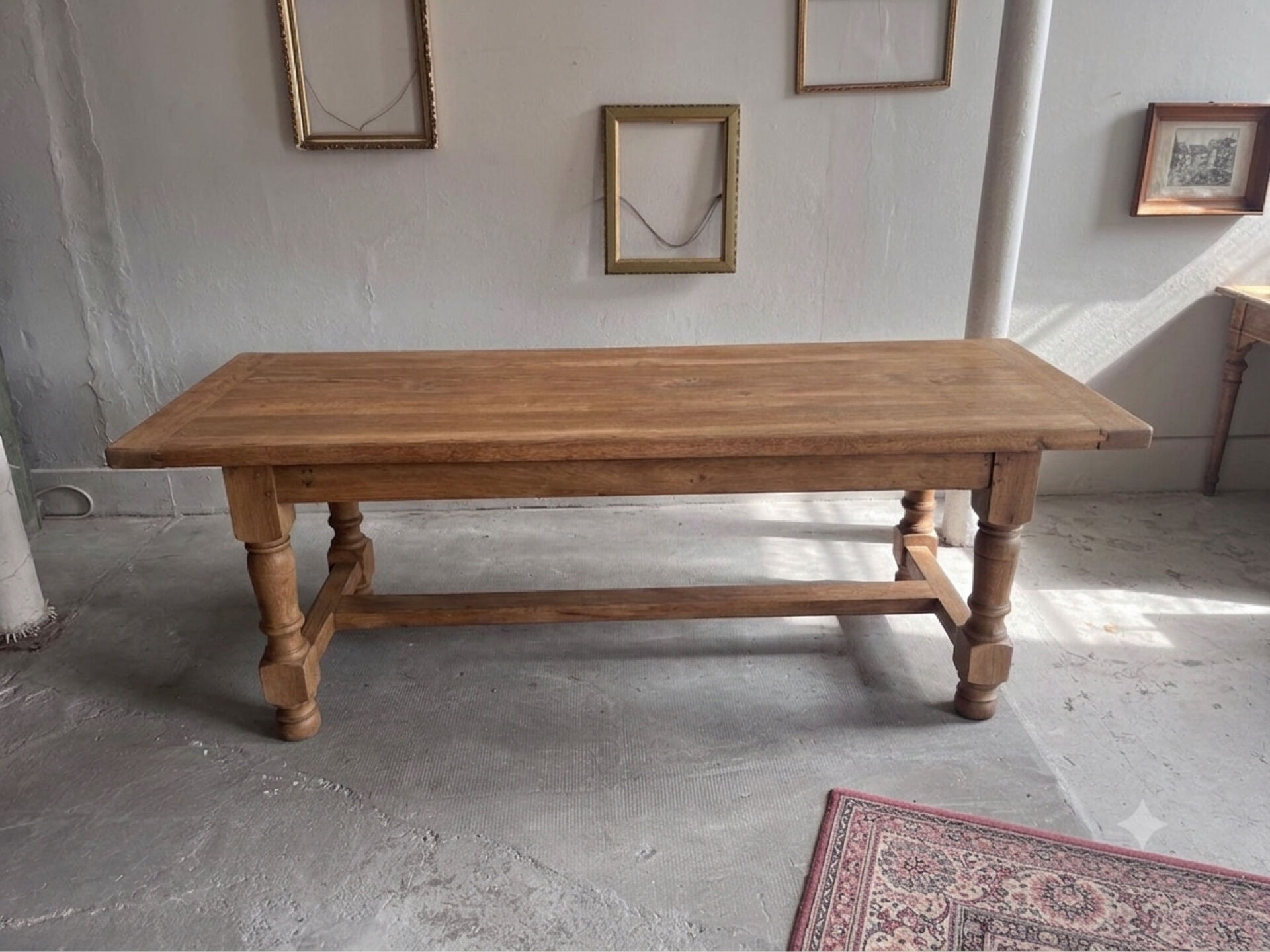 Table de ferme ancienne en bois massif