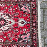 Antique Hand knotted Carpet, vintage rug with a medaillion in the middle