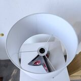 Paire de lampes céramiques forme libre triangle