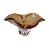 Coupe en verre ambré