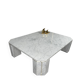 Table basse vintage – marbre de Carrare