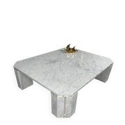 Vintage coffee table – Carrara marble