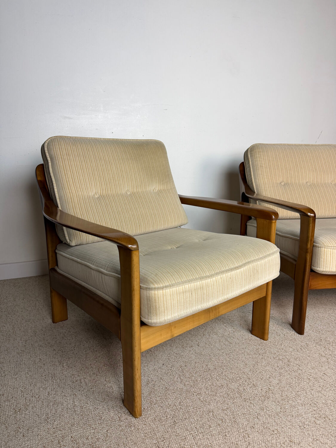 Pair of vintage armchairs