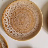 Set of 8 dessert plates plus a Niderviller Fauve model dish