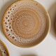 Set of 8 dessert plates plus a Niderviller Fauve model dish