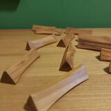 12 wooden knife doors