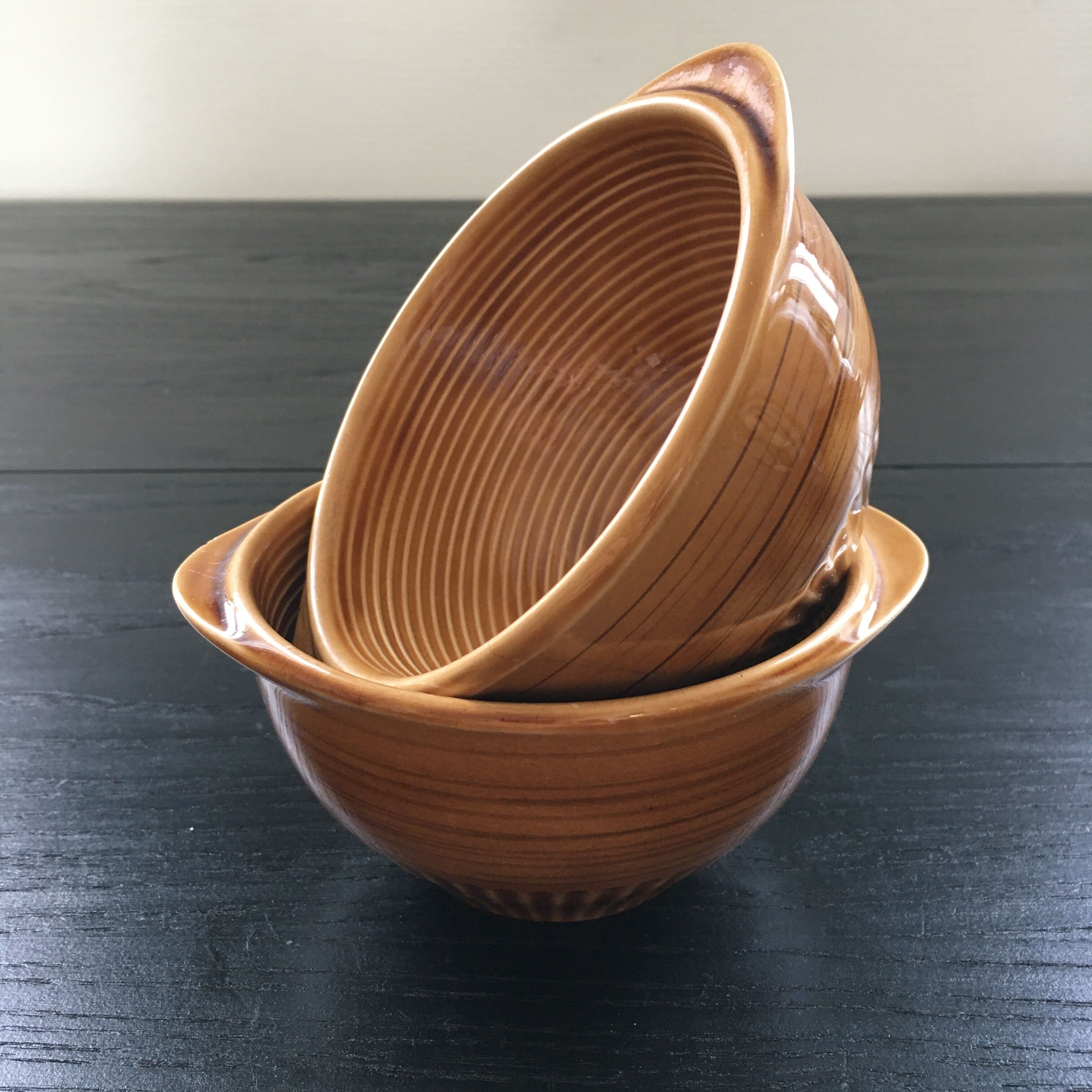 Lot 2 bowls yellow Provencal