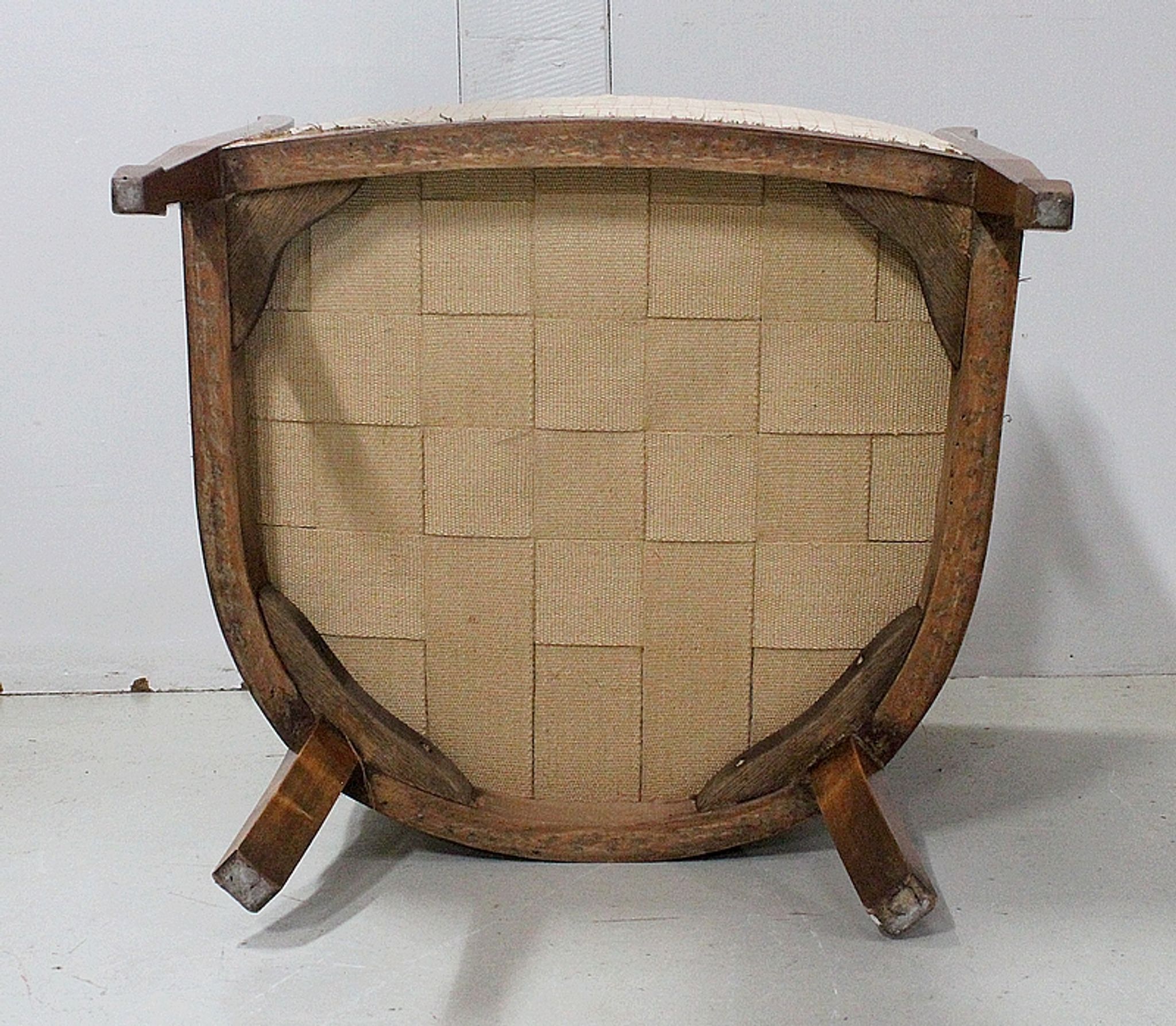 Mahogany armchair, Art Deco 1930