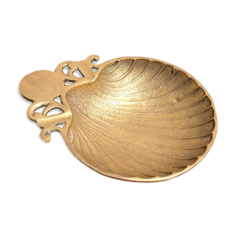Vide poche coquillage en laiton