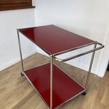 USM Haller Serving Trolley in Ruby Red