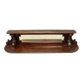 Etagère de présentation avec miroir biseauté