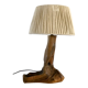 Vintage lamp in wood 70s