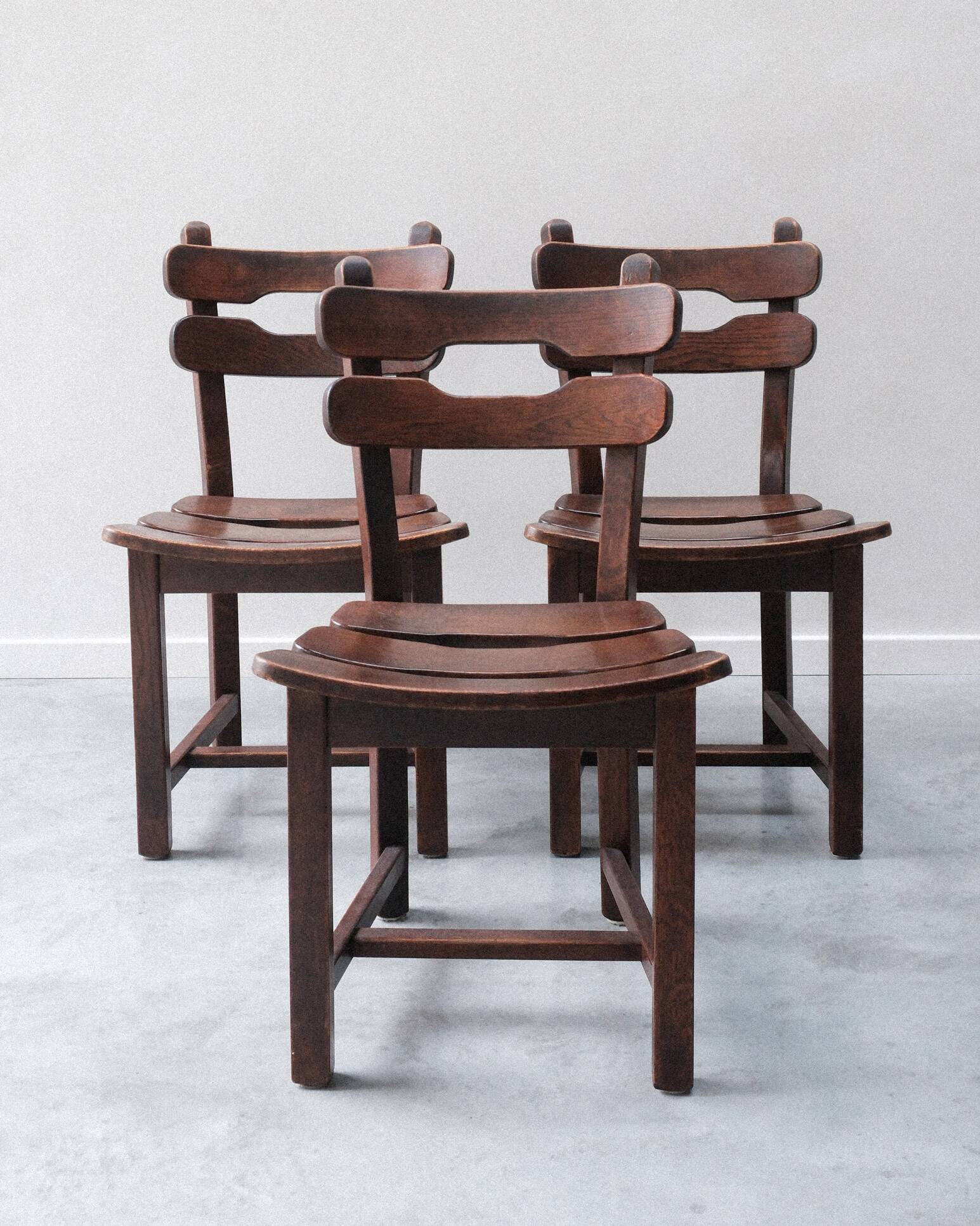 6 chaises de salle à manger dans le style de Dittmann & Co.