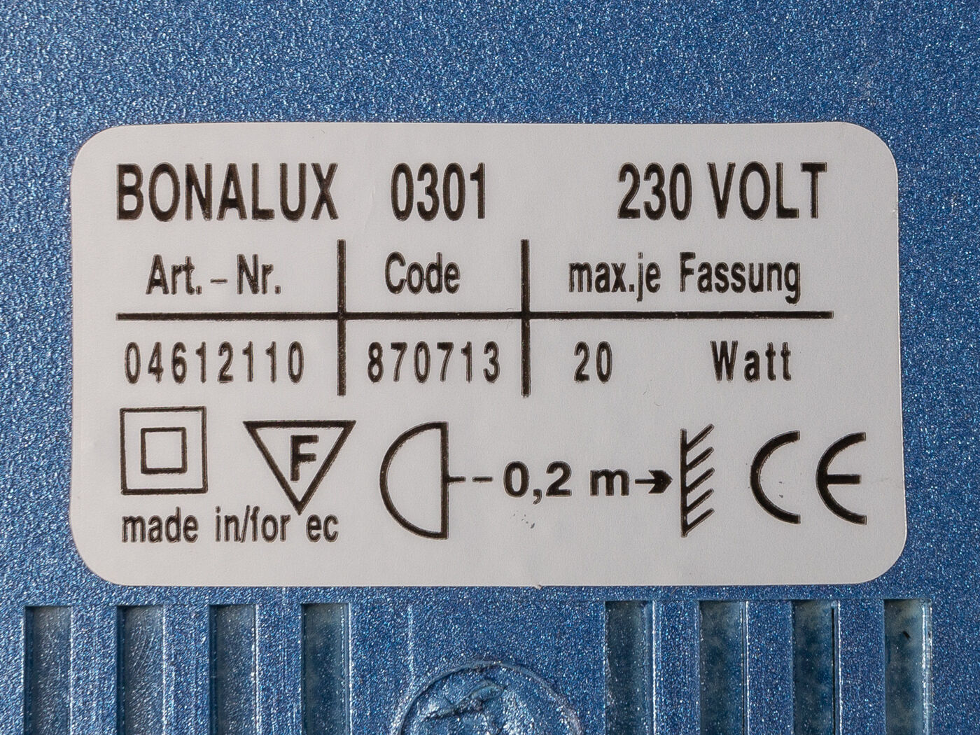 Lampe de bureau, Bonalux