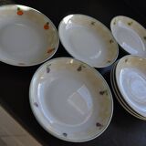 8 Guy Degrenne plates, “sweet and salty” model
