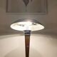 Lampe champignon 1970 chromé et or patiné