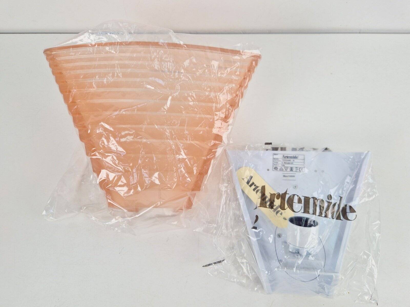 Vintage Pergamo 30 Wall Lamp by A. Mangiarotti for Artemide, Italy, 1980s