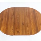 Danish round dining table in teak 1960s