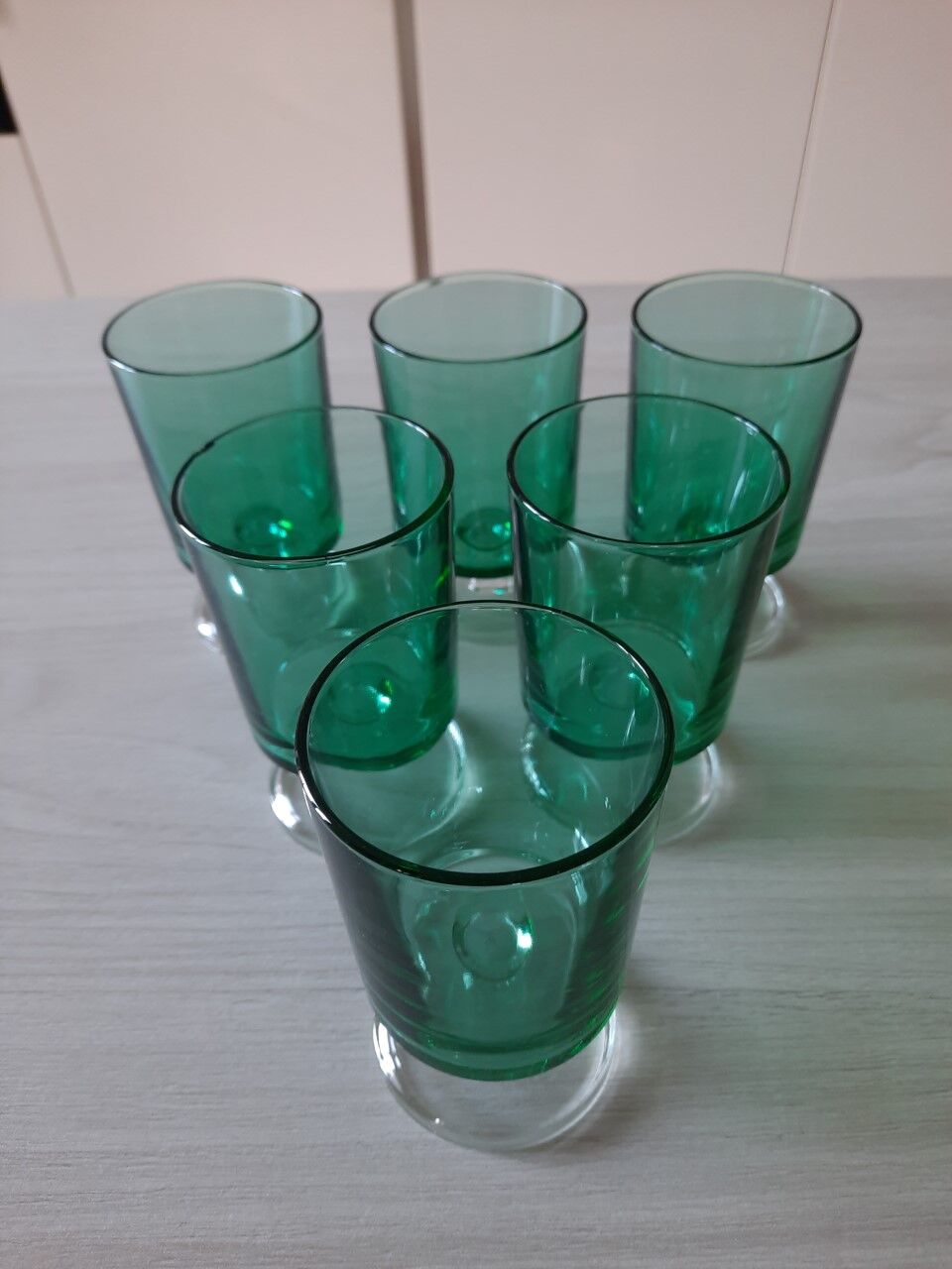 Set of 6 vintage glasses