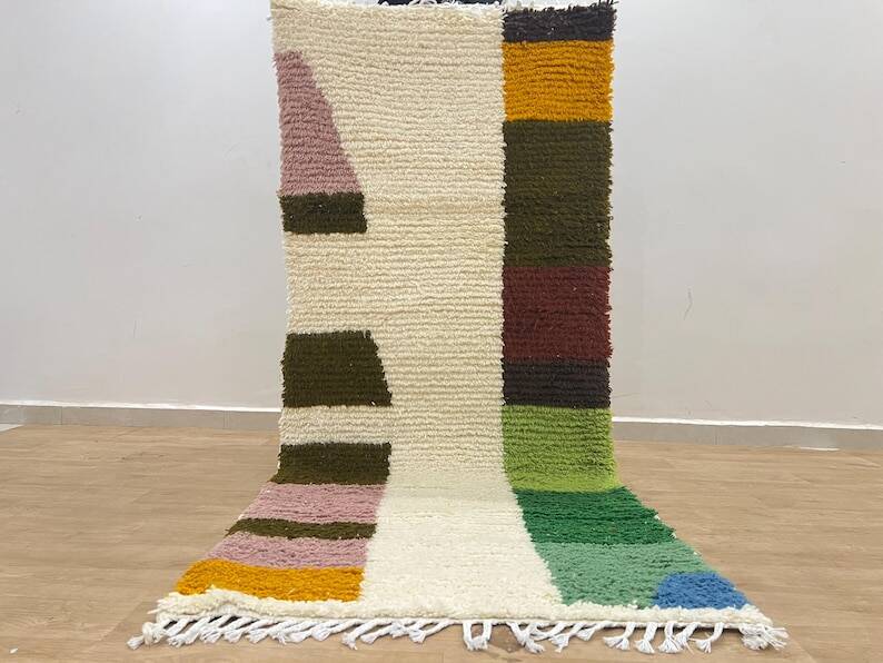 Handmade Berber rug 250cm x 100cm