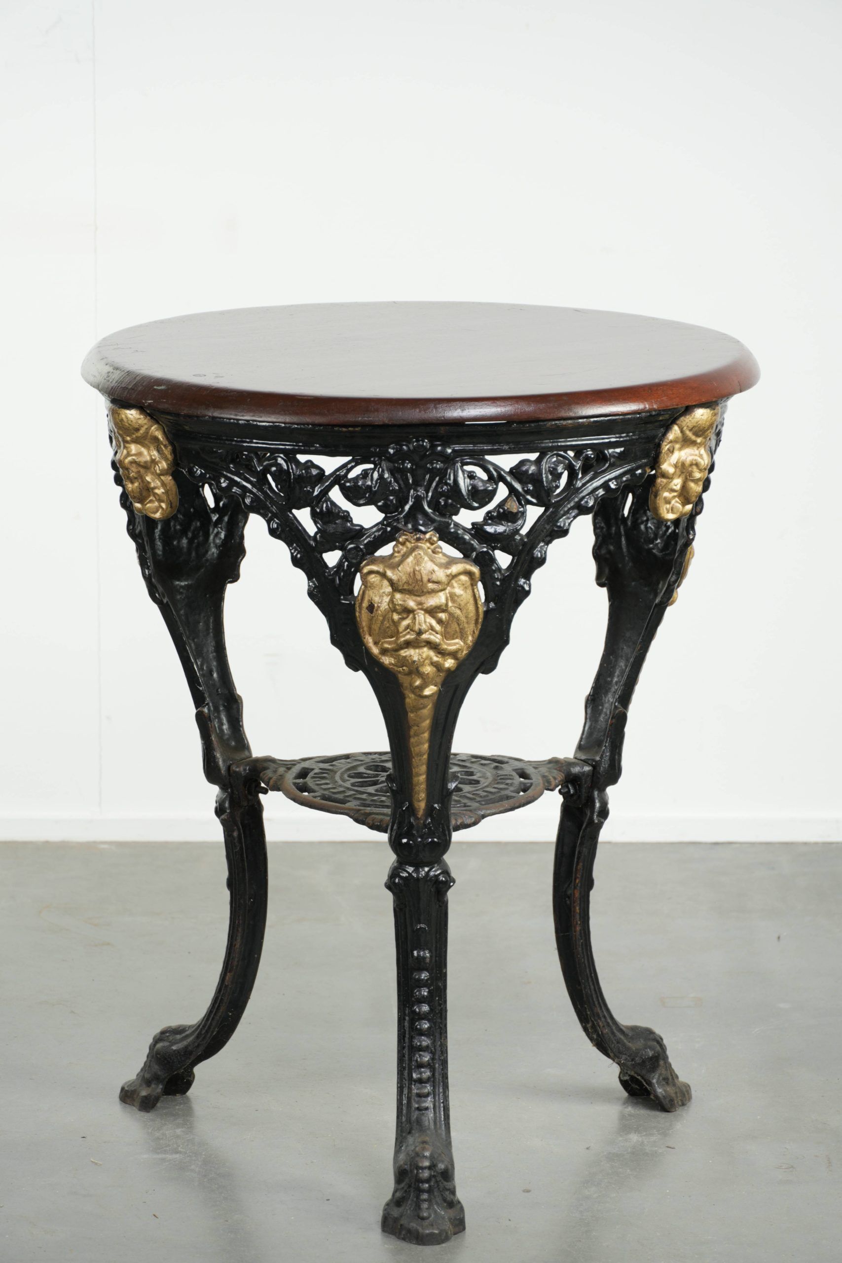 Antique English bistro/side table from the early 20th century