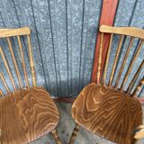 Set of 4 chairs vintage bistro Baumann tacoma 1960s