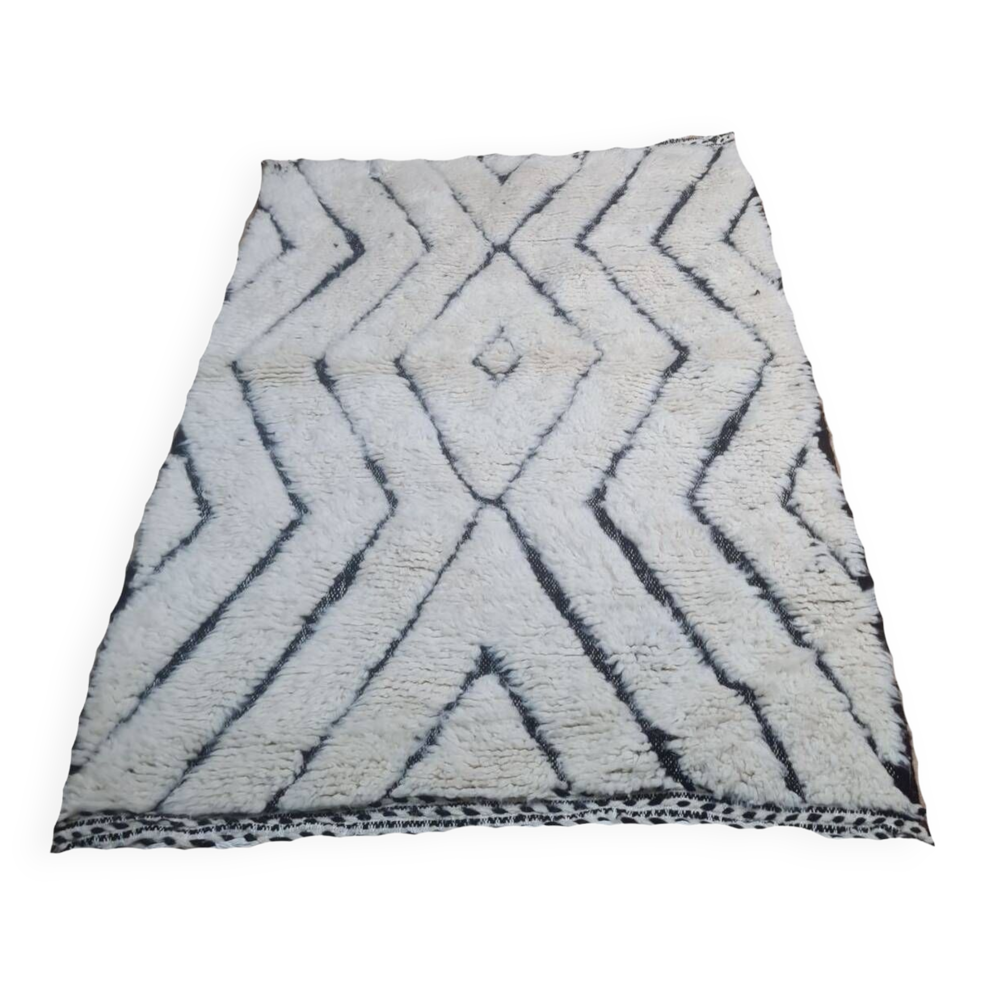 Handmade wool Berber rug 150 X 100 CM