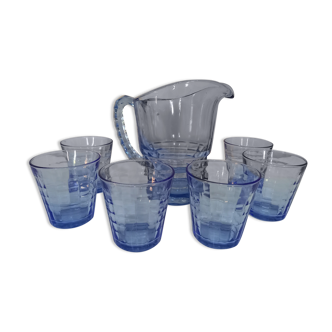 Ensemble pichet et ses 6 verres