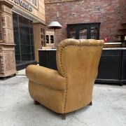 1950s leather armchair