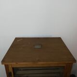 Ancien garde manger en bois hauteur 63cm
