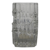 Vladislav Urban pressed glass vase for Rosice, Sklo Union, 1960s