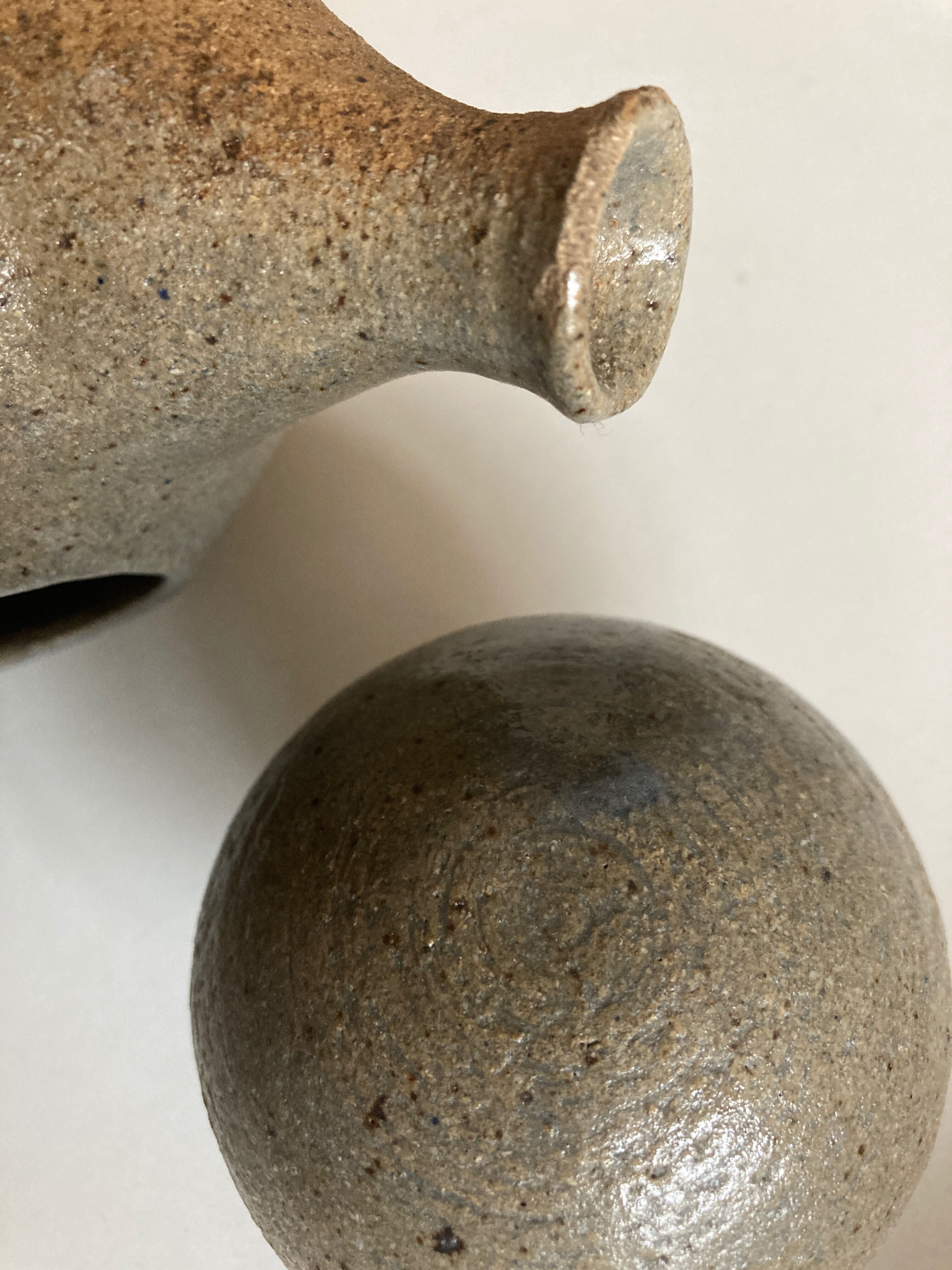 Modernist potter's sandstone teapot 1960