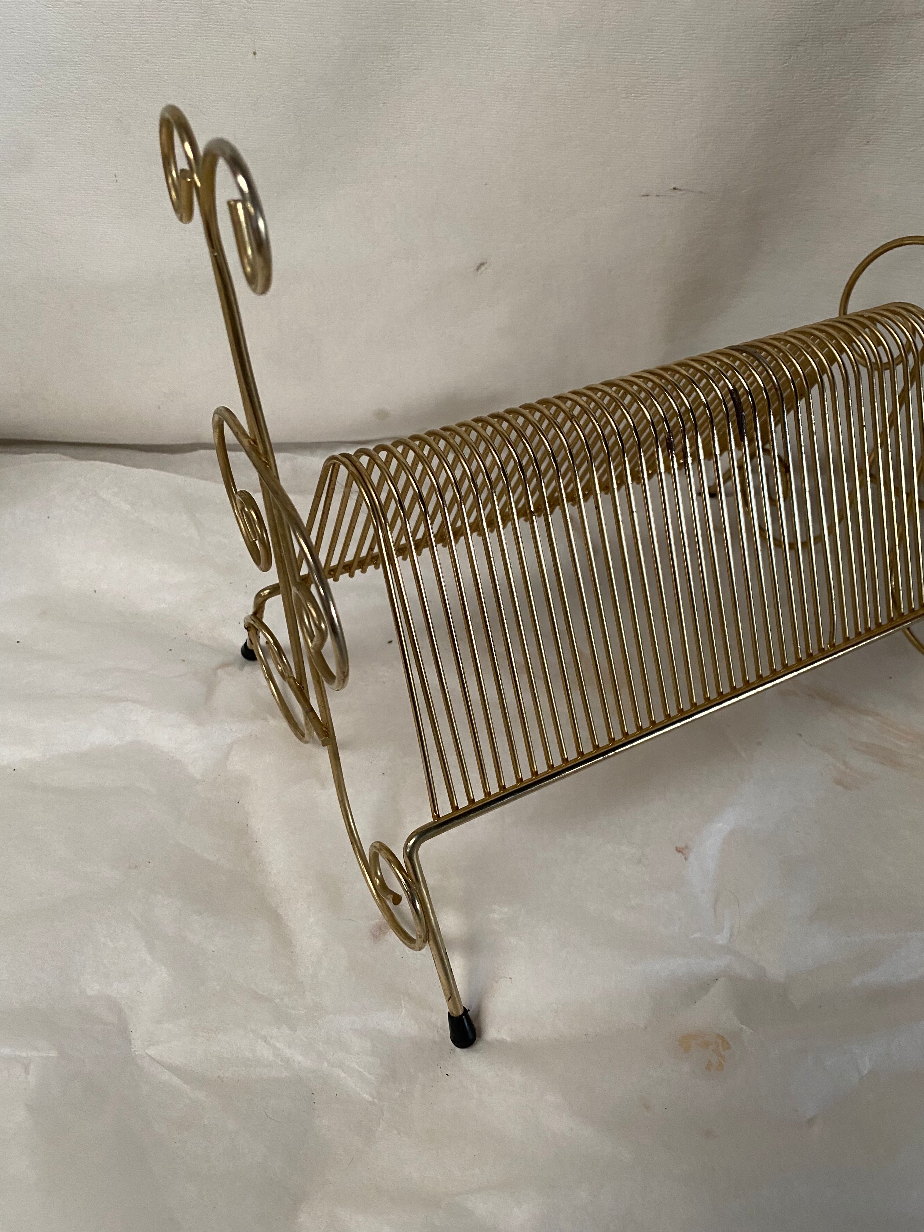 Vintage brass disc range