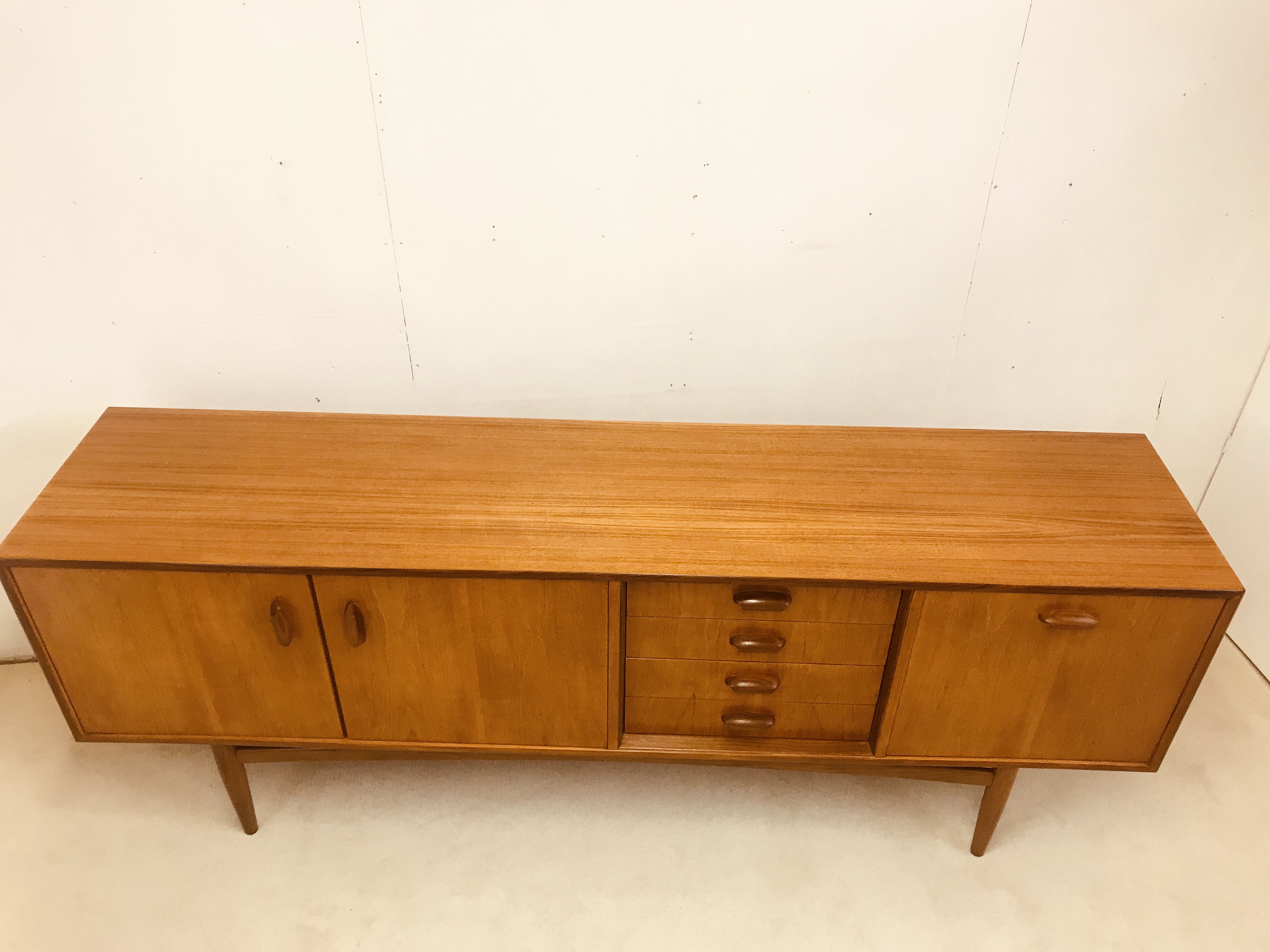 Brasilia teak sideboard designed by  Victor Wilkins for G-plan