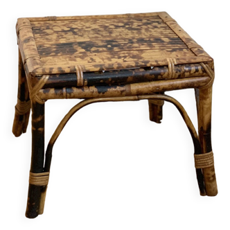 Bamboo side table