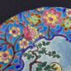 Decorative plate in Longwy enamels