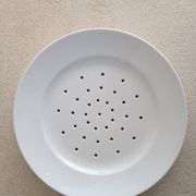 Porcelain draining plate
